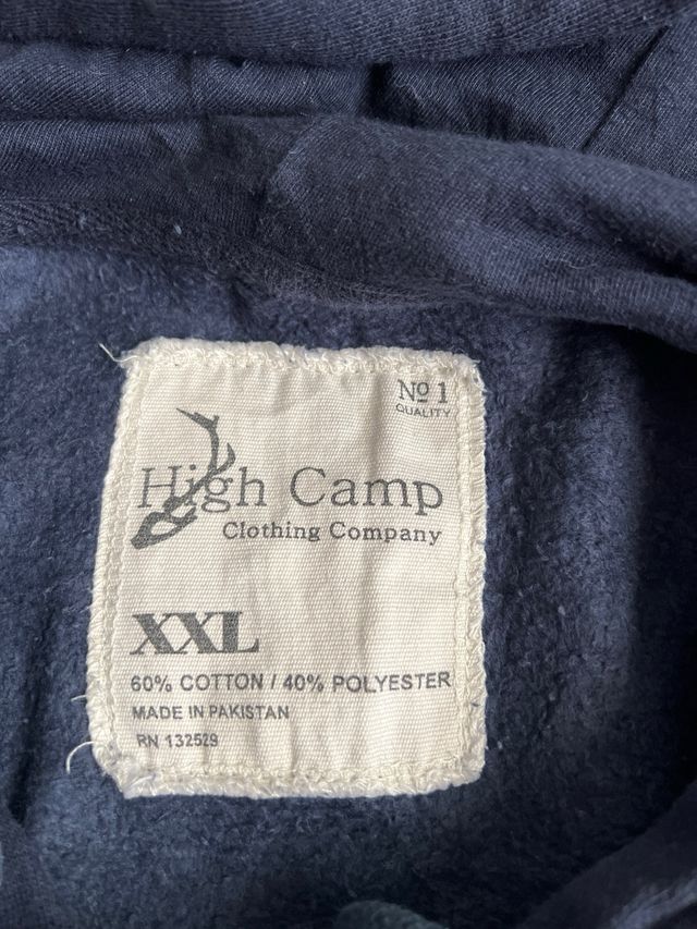 Sudadera  talla XXL azul HIGH camp