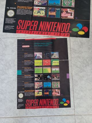 Poster instrucciones snes