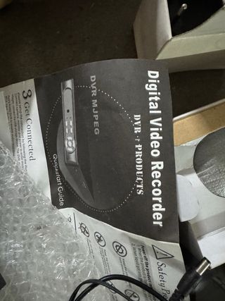 Video grabador digital canaras cables transformado