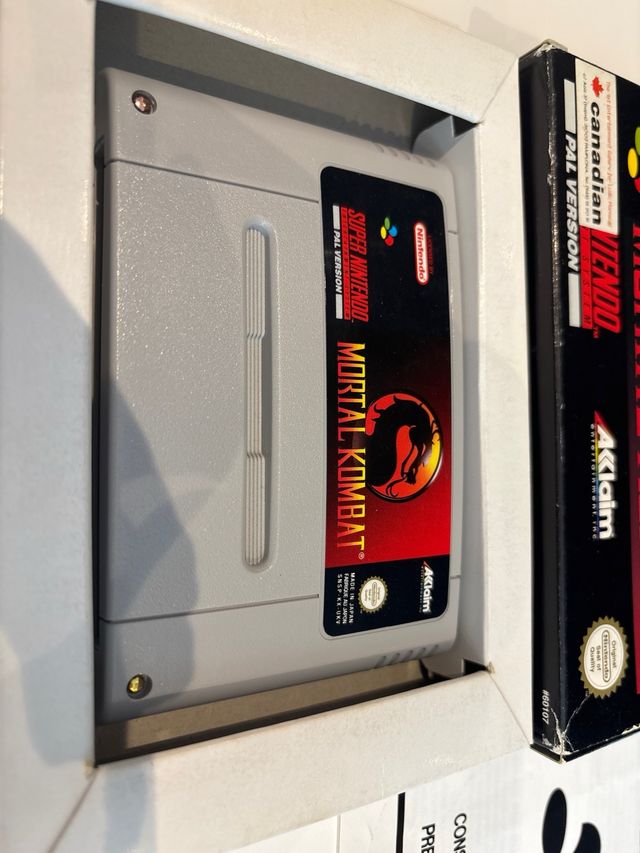 Mortal kombat snes nintendo