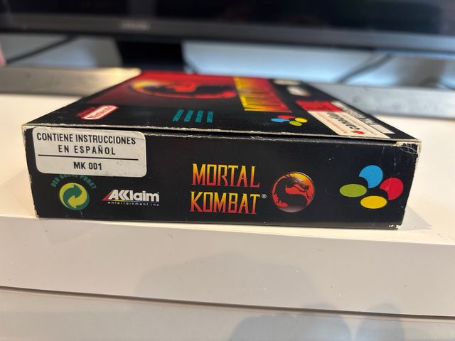 Mortal kombat snes nintendo
