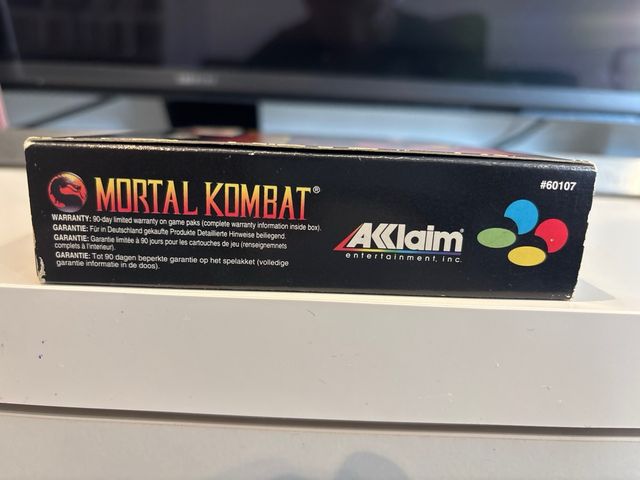 Mortal kombat snes nintendo