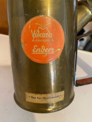 Torcia saldatore VULCANO vintage germany