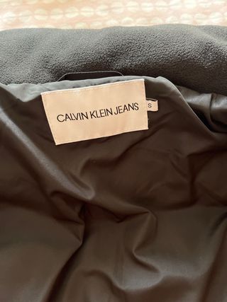 Chaqueta abrigo plumas calvin klein 
