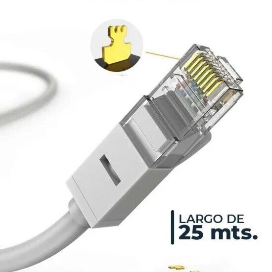 * CABLE DE RED 25MTS CAT6 6210298