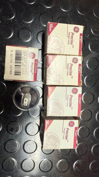 Lote 9 bombillas Alogenas de 12 v