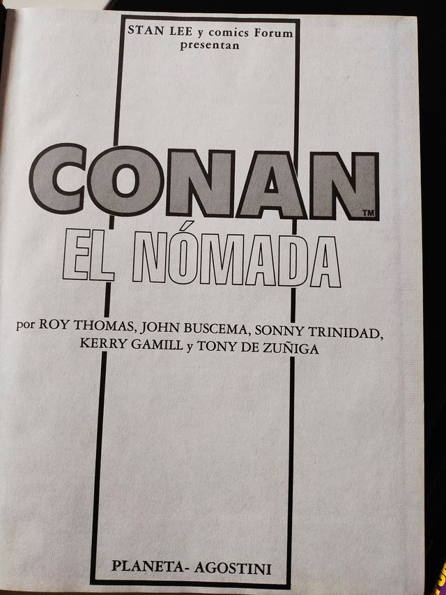 LA ESPADA SALVAJE DE CONAN Super conan 1,2,3,4 y 5