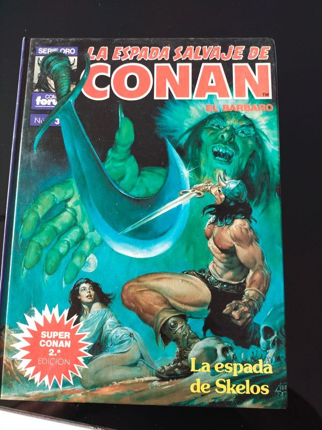 LA ESPADA SALVAJE DE CONAN Super conan 1,2,3,4 y 5