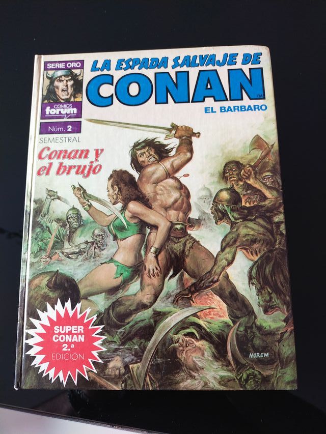 LA ESPADA SALVAJE DE CONAN Super conan 1,2,3,4 y 5