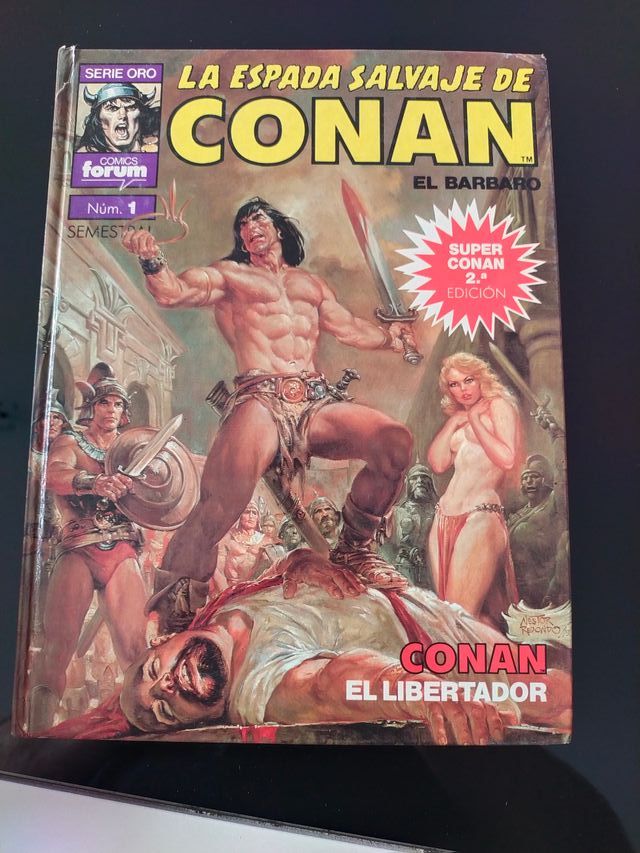 LA ESPADA SALVAJE DE CONAN Super conan 1,2,3,4 y 5
