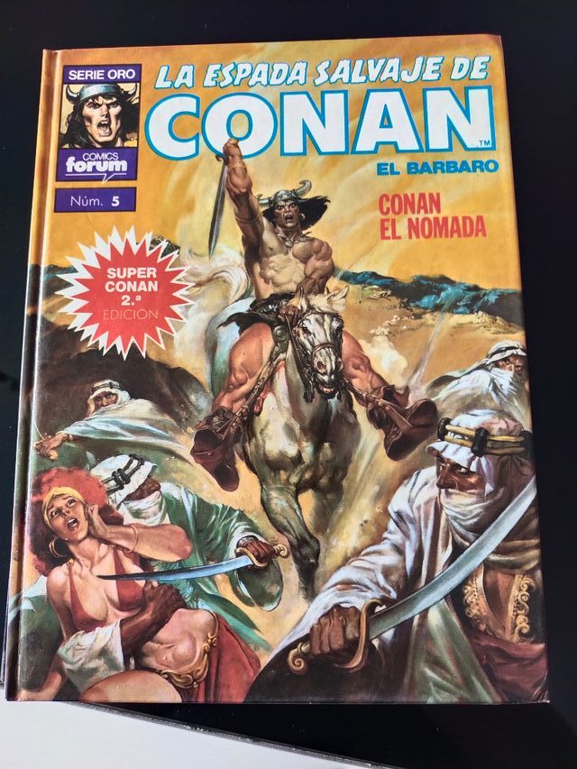 LA ESPADA SALVAJE DE CONAN Super conan 1,2,3,4 y 5