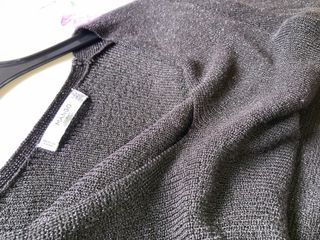 Jersey negro fino brillo