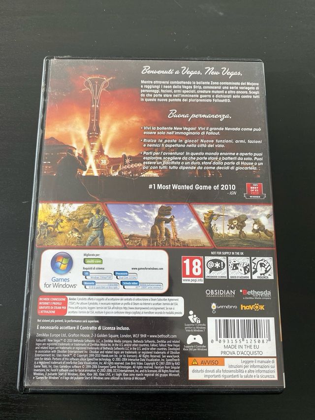 FallOut New Vegas per Pc