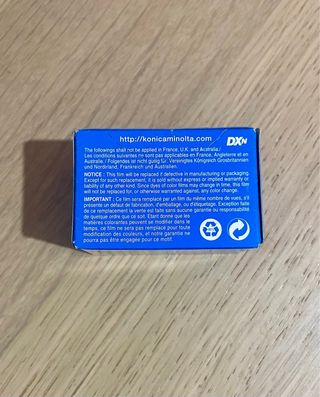 Carrete konika minolta 36/135