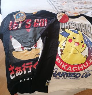 2 Camisetas niño talla 9-10. 5€ las 2