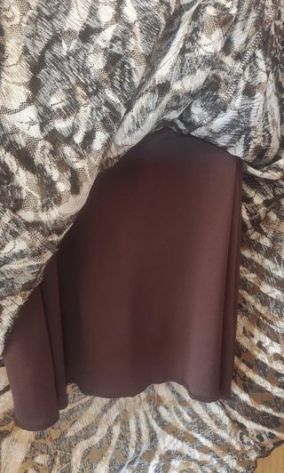 Vestido volantes asimétrico