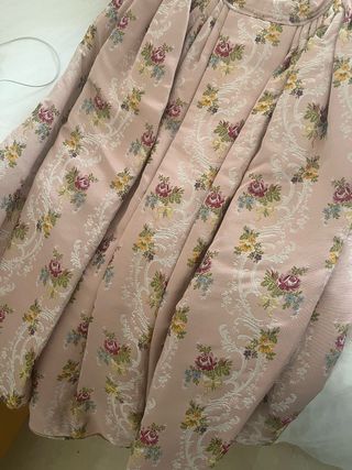 TRAJE FALLERA NIÑA ROSA CIA. VAL. DE LA SEDA