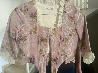 TRAJE FALLERA NIÑA ROSA CIA. VAL. DE LA SEDA