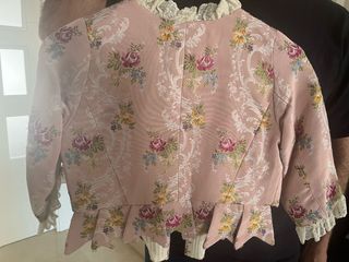 TRAJE FALLERA NIÑA ROSA CIA. VAL. DE LA SEDA