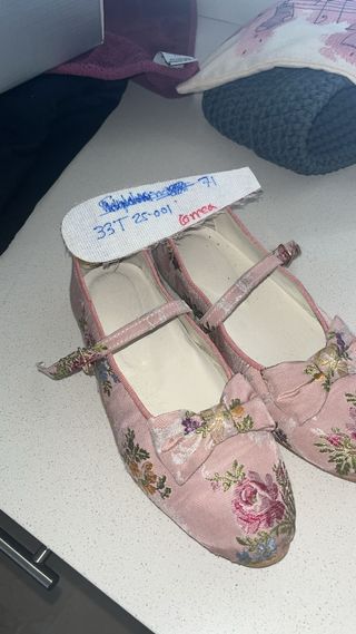 TRAJE FALLERA NIÑA ROSA CIA. VAL. DE LA SEDA