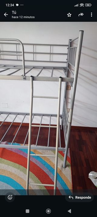 Litera para cama de 90