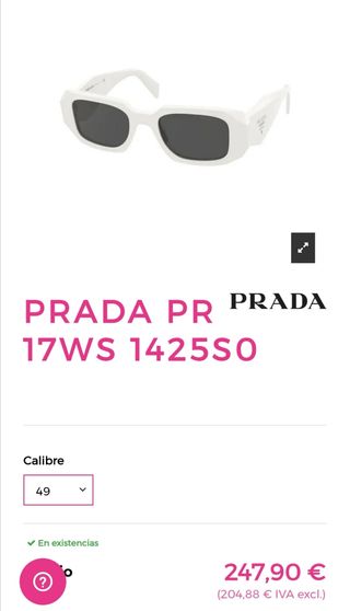 Gafas prada