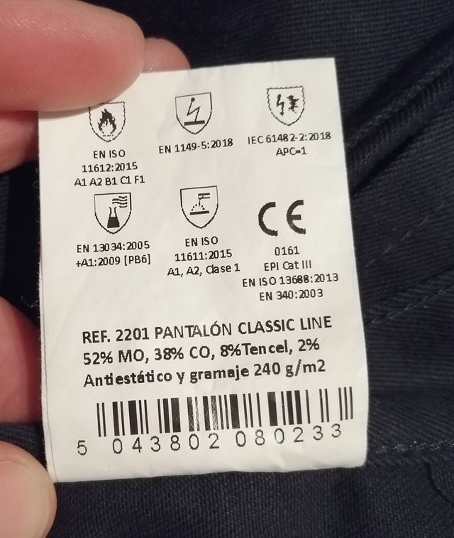 Pantalon de trabajo