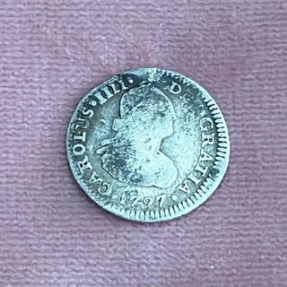 ESPAÑA 1797 1/2 real Mexico FM Carlos IV