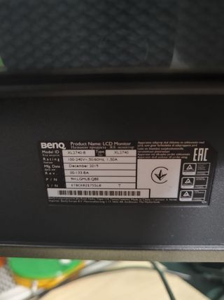 Monitor BenQ ZOWIE XL2740 27" 240Hz