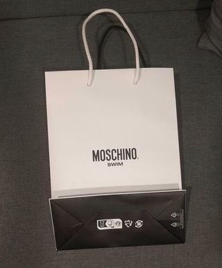 Bolsa Pequeña Papel Moschino ( Pack x 15u )