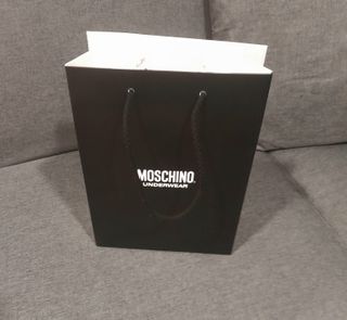 Bolsa Pequeña Papel Moschino ( Pack x 15u )
