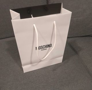 Bolsa Pequeña Papel Moschino ( Pack x 15u )