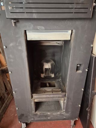 Estufa de pellet.