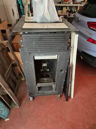 Estufa de pellet.