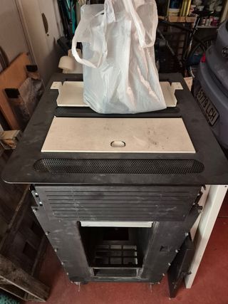 Estufa de pellet.