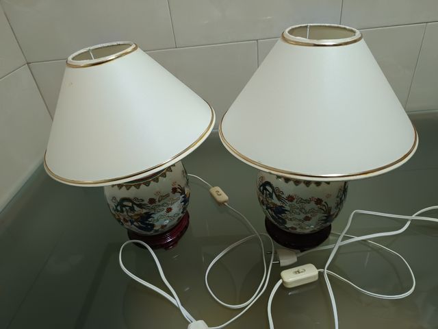 2 lámparas de mesilla