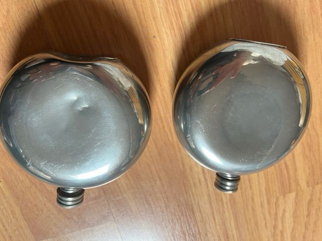 Pareja petacas muy antiguas inglesas