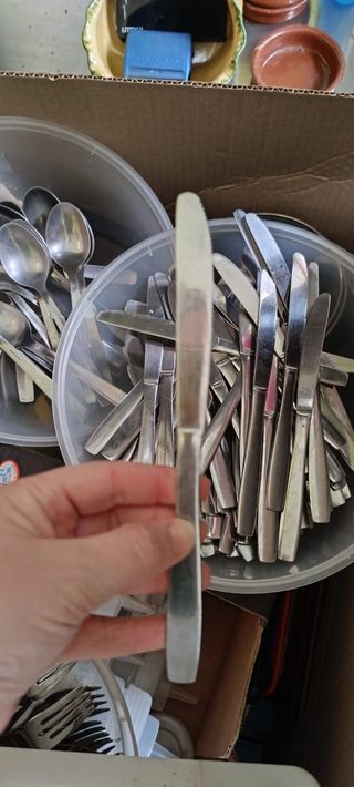 Lote cubiertos restaurante