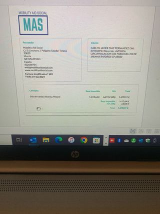 Silla de ruedas electrica