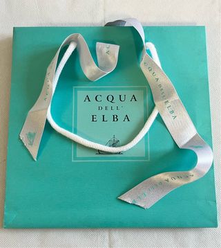 Busta scatola profumo Acqua dell’Elba italia