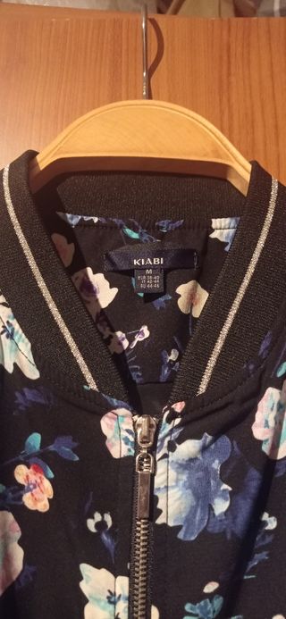 Chaqueta estampada fina forrada Kiabi