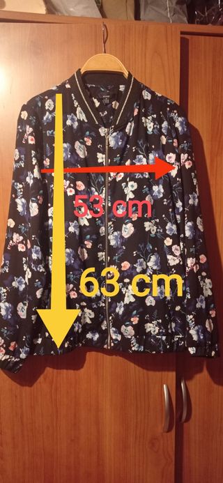 Chaqueta estampada fina forrada Kiabi