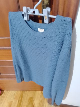Jersey tipo canale en azul