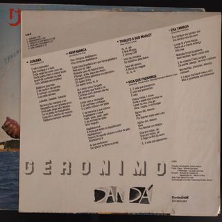 LP REGGAE BRASIL 1987. Gerónimo vinilo dandá