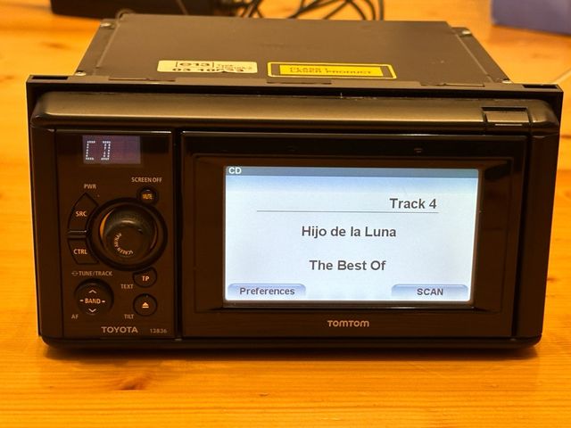 Unità di navigazione satellitare DVD multimediale originale Toyota