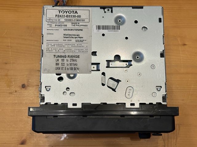 Unità di navigazione satellitare DVD multimediale originale Toyota