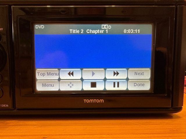 Unità di navigazione satellitare DVD multimediale originale Toyota