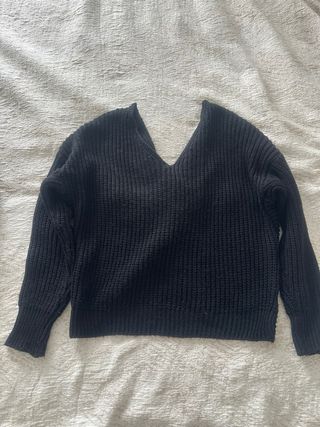 Jersey negro espalda abierta