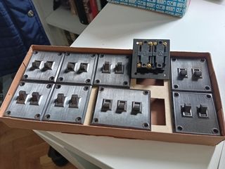 Material eléctrico,vintage, barato.