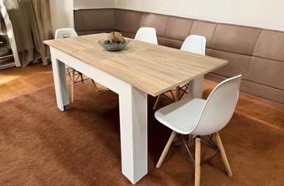 Super oferta mesa de comedor extensible 